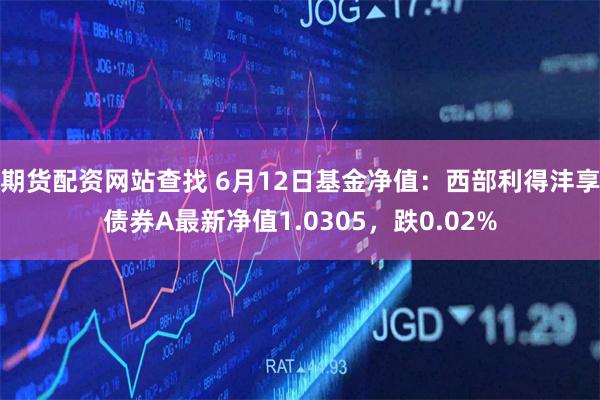 期货配资网站查找 6月12日基金净值：西部利得沣享债券A最新净值1.0305，跌0.02%